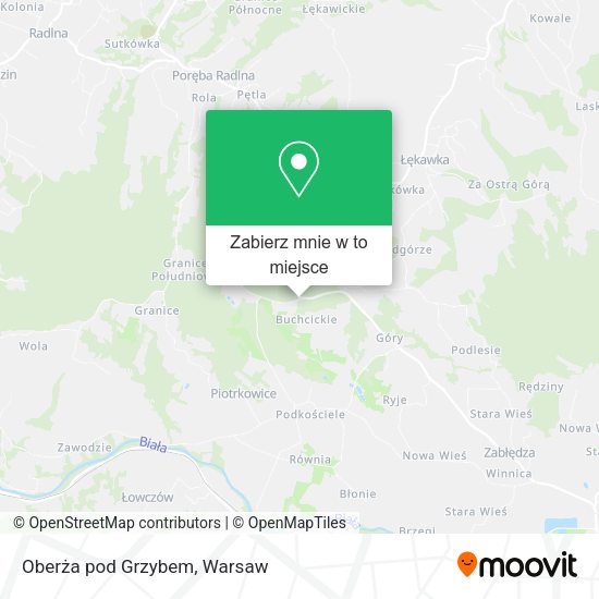 Mapa Oberża pod Grzybem