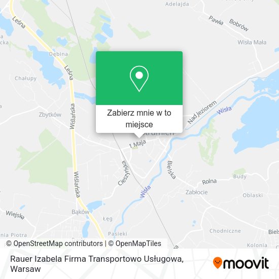 Mapa Rauer Izabela Firma Transportowo Usługowa