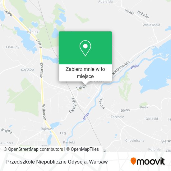 Mapa Przedszkole Niepubliczne Odyseja