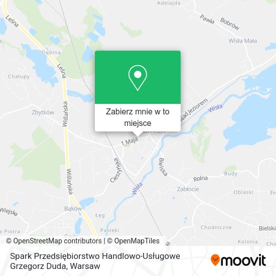 Mapa Spark Przedsiębiorstwo Handlowo-Usługowe Grzegorz Duda