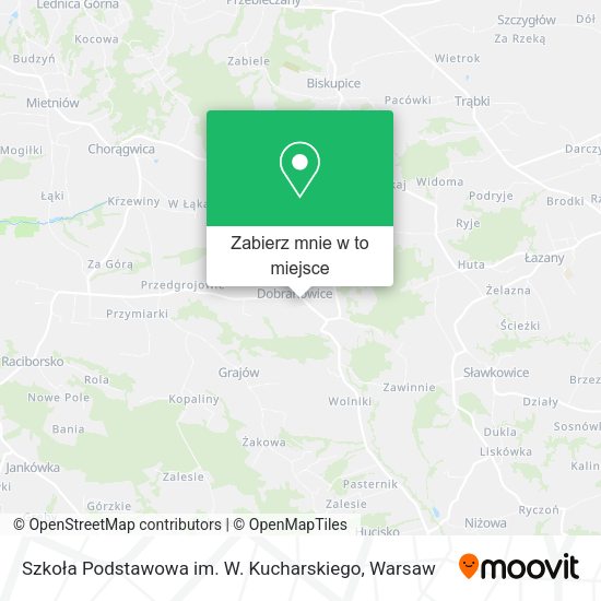 Mapa Szkoła Podstawowa im. W. Kucharskiego