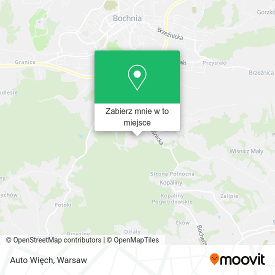 Mapa Auto Więch