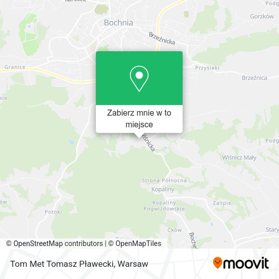 Mapa Tom Met Tomasz Pławecki