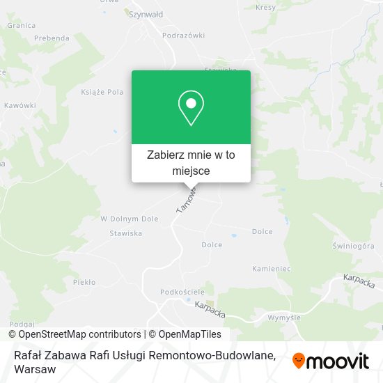 Mapa Rafał Zabawa Rafi Usługi Remontowo-Budowlane