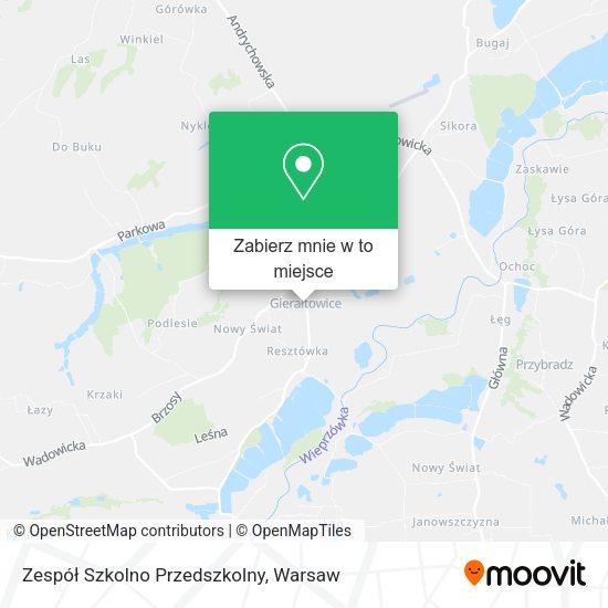 Mapa Zespół Szkolno Przedszkolny