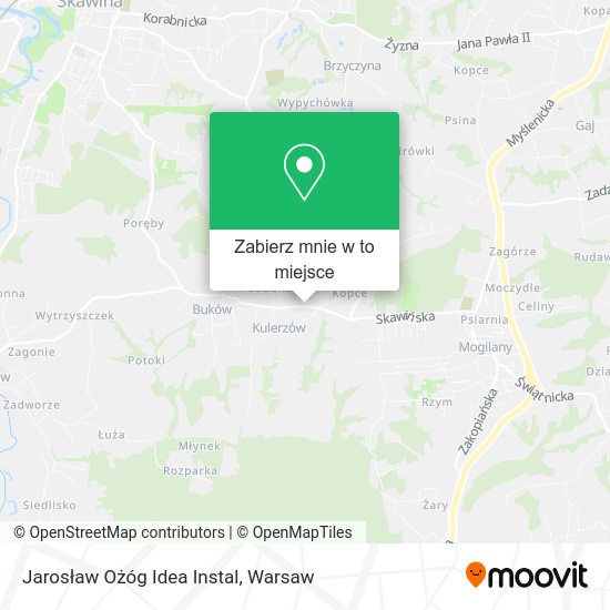 Mapa Jarosław Ożóg Idea Instal