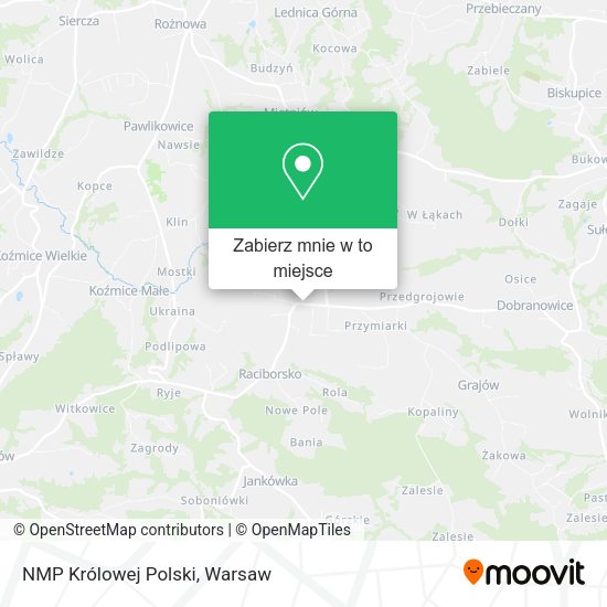 Mapa NMP Królowej Polski