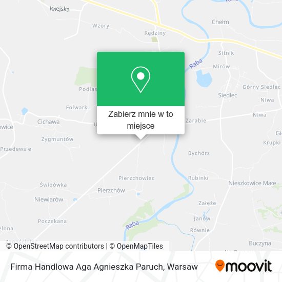 Mapa Firma Handlowa Aga Agnieszka Paruch