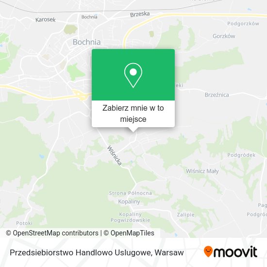 Mapa Przedsiebiorstwo Handlowo Uslugowe