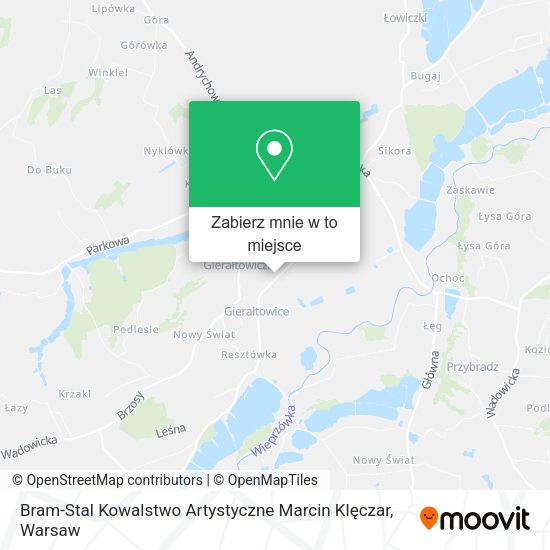 Mapa Bram-Stal Kowalstwo Artystyczne Marcin Klęczar