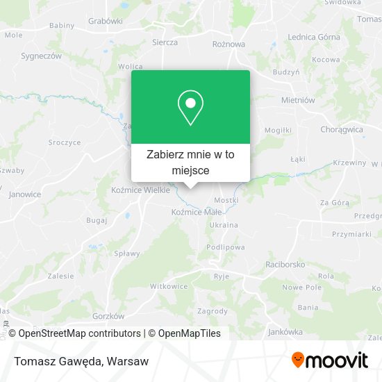 Mapa Tomasz Gawęda