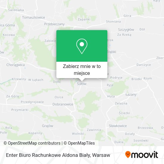 Mapa Enter Biuro Rachunkowe Aldona Biały