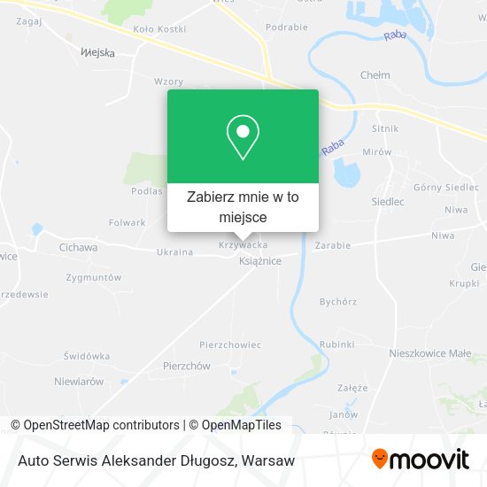 Mapa Auto Serwis Aleksander Długosz