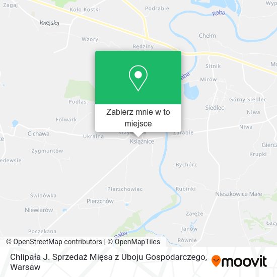 Mapa Chlipała J. Sprzedaż Mięsa z Uboju Gospodarczego