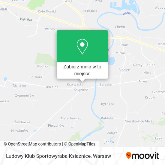 Mapa Ludowy Klub Sportowyraba Ksiaznice