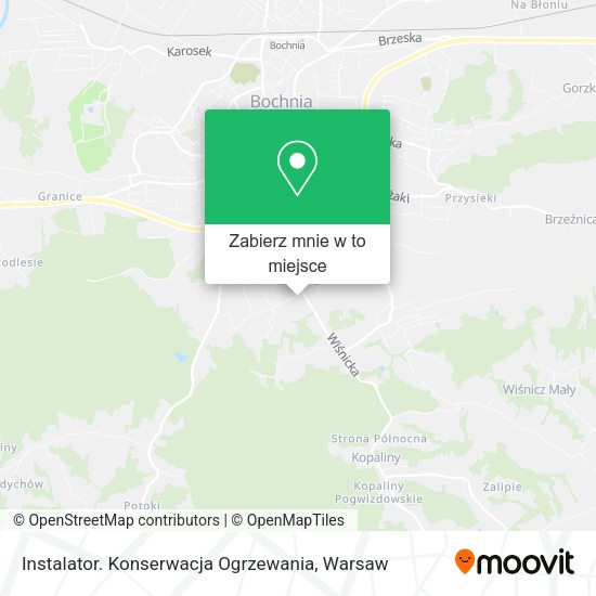 Mapa Instalator. Konserwacja Ogrzewania