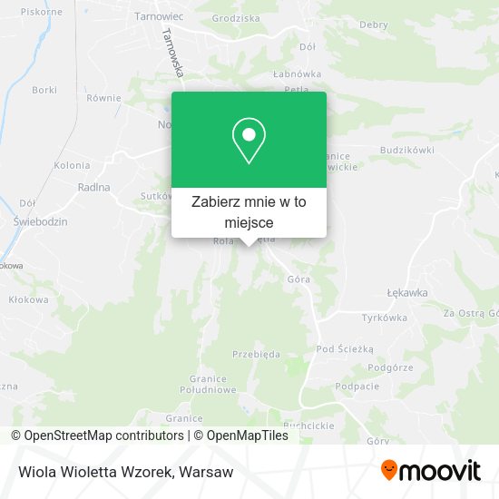 Mapa Wiola Wioletta Wzorek