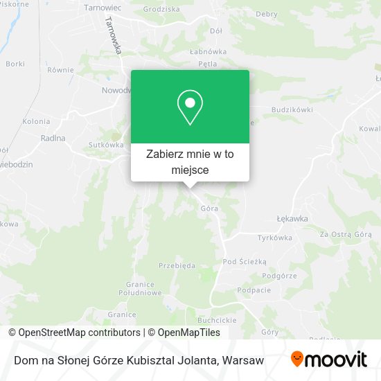 Mapa Dom na Słonej Górze Kubisztal Jolanta