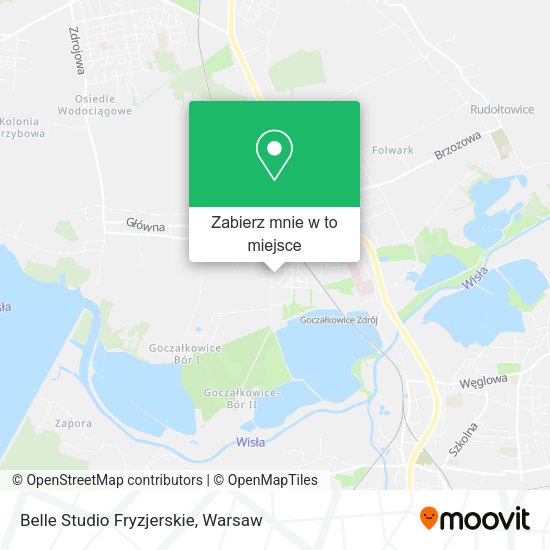 Mapa Belle Studio Fryzjerskie