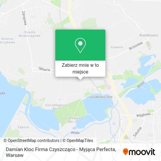 Mapa Damian Kloc Firma Czyszcząco - Myjąca Perfecta