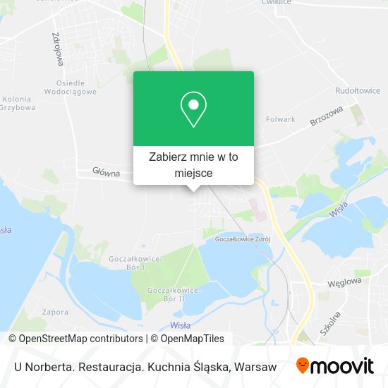 Mapa U Norberta. Restauracja. Kuchnia Śląska