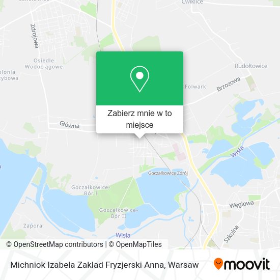 Mapa Michniok Izabela Zaklad Fryzjerski Anna