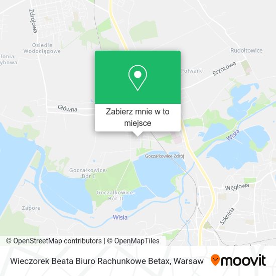 Mapa Wieczorek Beata Biuro Rachunkowe Betax