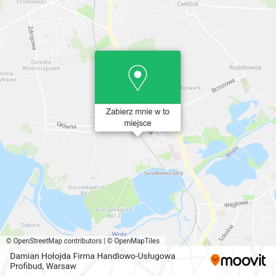 Mapa Damian Hołojda Firma Handlowo-Usługowa Profibud