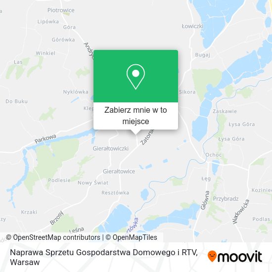 Mapa Naprawa Sprzetu Gospodarstwa Domowego i RTV