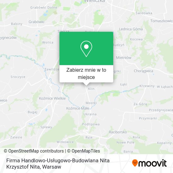 Mapa Firma Handlowo-Usługowo-Budowlana Nita Krzysztof Nita