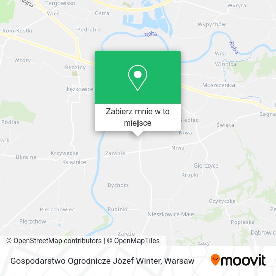 Mapa Gospodarstwo Ogrodnicze Józef Winter