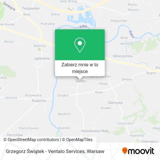 Mapa Grzegorz Świątek - Ventalo Services