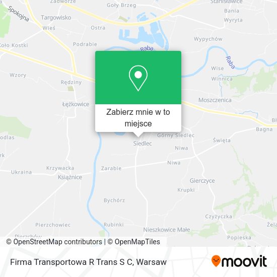 Mapa Firma Transportowa R Trans S C