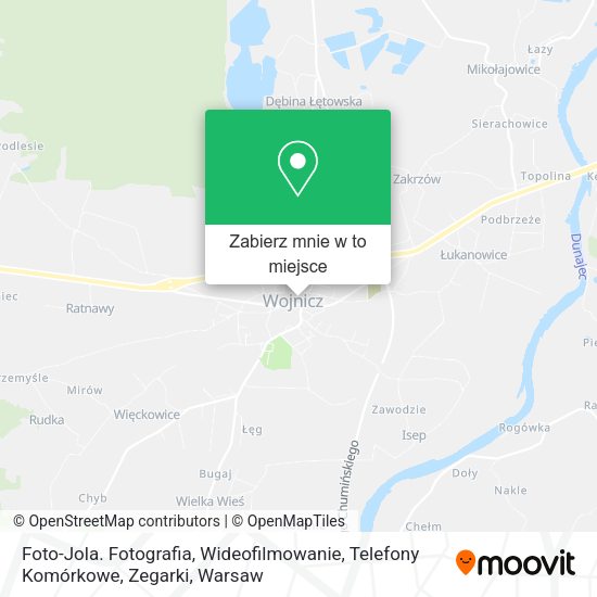 Mapa Foto-Jola. Fotografia, Wideofilmowanie, Telefony Komórkowe, Zegarki