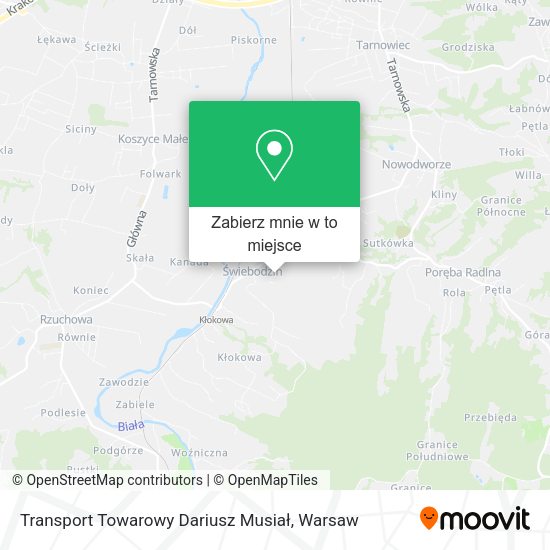 Mapa Transport Towarowy Dariusz Musiał