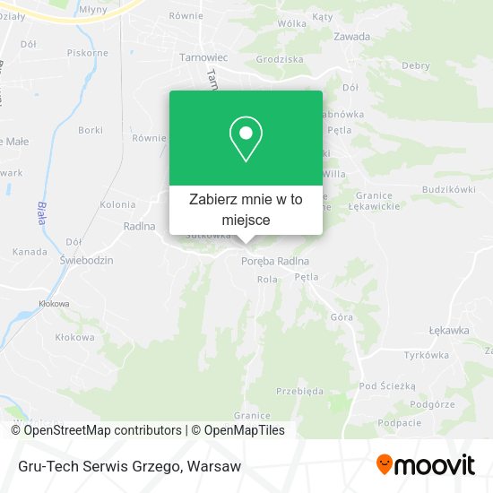 Mapa Gru-Tech Serwis Grzego