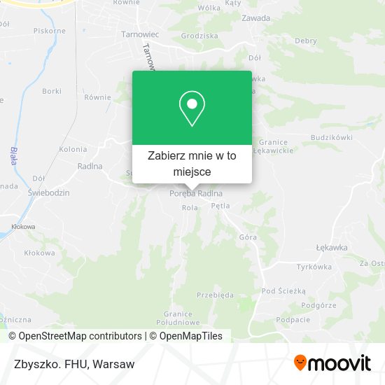 Mapa Zbyszko. FHU