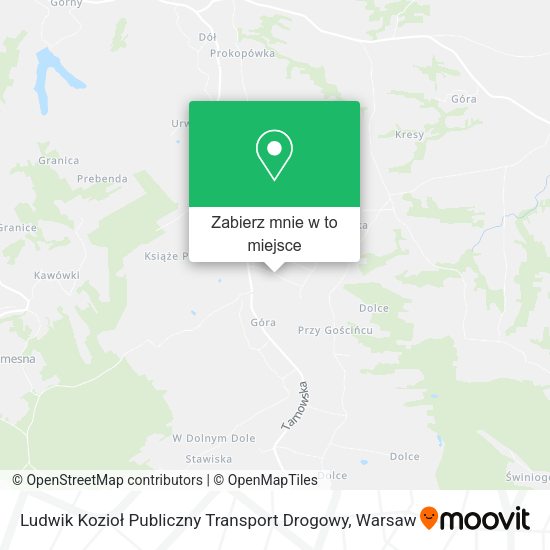 Mapa Ludwik Kozioł Publiczny Transport Drogowy