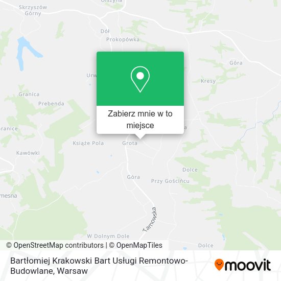 Mapa Bartłomiej Krakowski Bart Usługi Remontowo-Budowlane