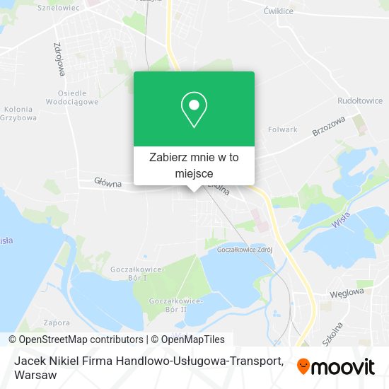 Mapa Jacek Nikiel Firma Handlowo-Usługowa-Transport