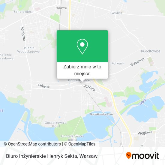 Mapa Biuro Inżynierskie Henryk Sekta