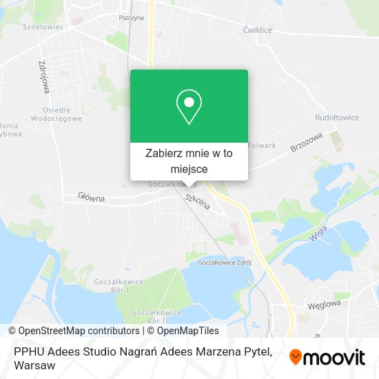 Mapa PPHU Adees Studio Nagrań Adees Marzena Pytel