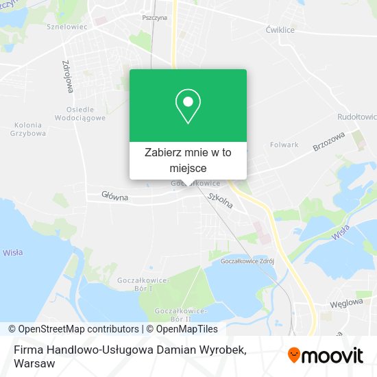 Mapa Firma Handlowo-Usługowa Damian Wyrobek