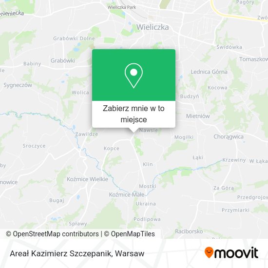 Mapa Areał Kazimierz Szczepanik