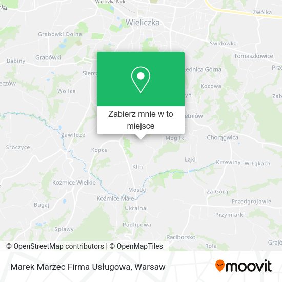 Mapa Marek Marzec Firma Usługowa