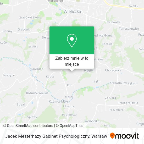 Mapa Jacek Mesterhazy Gabinet Psychologiczny