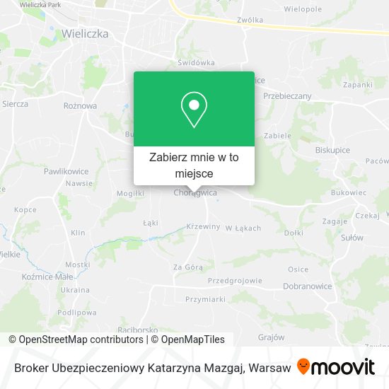 Mapa Broker Ubezpieczeniowy Katarzyna Mazgaj