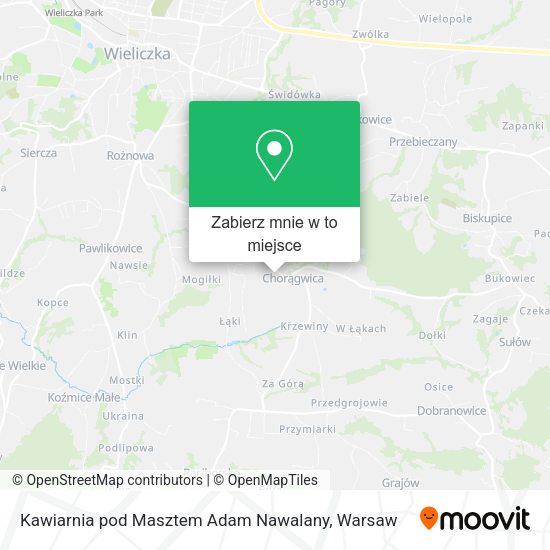 Mapa Kawiarnia pod Masztem Adam Nawalany