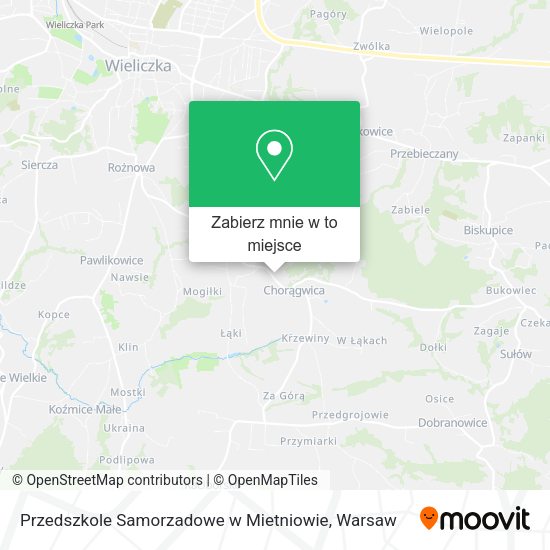 Mapa Przedszkole Samorzadowe w Mietniowie