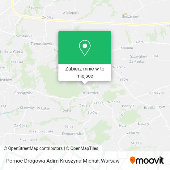 Mapa Pomoc Drogowa Adim Kruszyna Michał